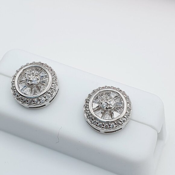 "925 Sterling Silver Cubic Zirconia Earrings, U19254572 - Picture 11 of 11